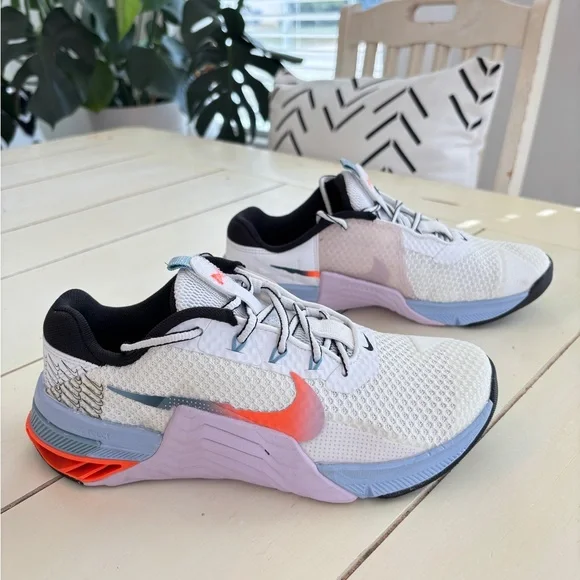 Nike Metcon 7 Premium White Doll Blue Orange Purple DM0335-155 Women's Size 7 - Picture 16 of 16
